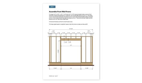 8x12 Lean To Storage Shed Plans