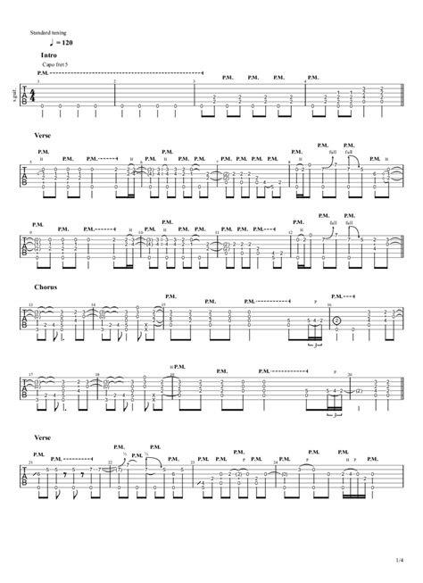 Get Back - Beatles Solo Fingerstyle Guitar Tab - Adam Rafferty