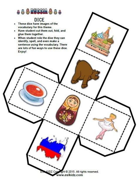 Russia Preschool Hands On Activities And Printables