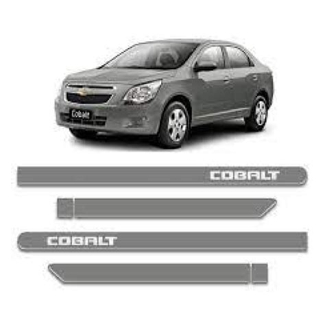 Friso Lateral GM Cobalt 2013 2023 Modelo Personalizado Cinza Rusk