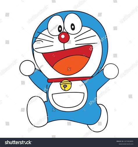 Doraemon Art Logo Icon Vector Stock Vector (Royalty Free) 2273818891 ...