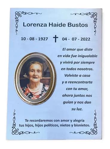 Placa Funeraria Cementerio Lapida X Acero Inoxidable En Venta En