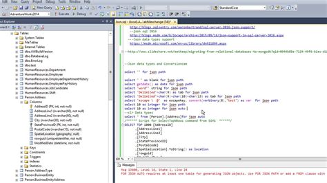 Introduction To Json In Sql Server 2016 Part1 Youtube
