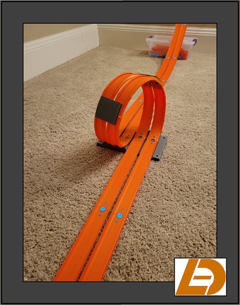 Dual Track Loop For Hot Wheels Cars And Monster Trucks D Printable File Etsy