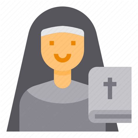 Avatar Christian Nun Religion Woman Icon