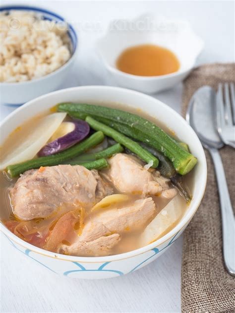 Easy Chicken Sinigang with Gabi - Riverten Kitchen