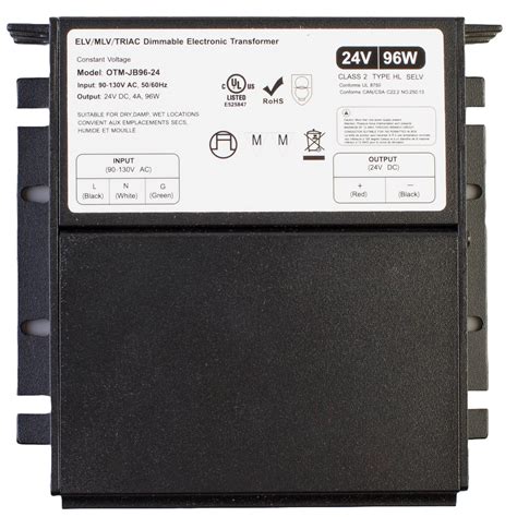 Dimmable Led Driver Ul Listed V W A Power Supply Elv Mlv Triac