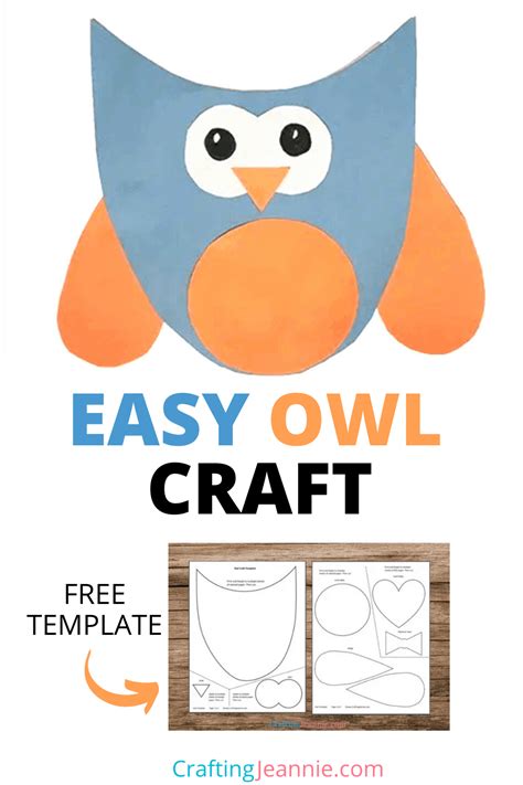 Free Printable Owl Template - Crafting Jeannie