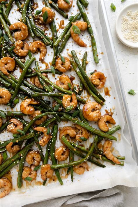 Sheet Pan Honey Garlic Shrimp Dinner The Real Food Dietitians