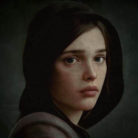 Portrait Of Ellie In 18th Century Style The Last Of Us Apocalypse