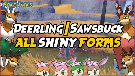 Shiny Deerling And Sawsbuck Compilation All Shiny Formes Collected