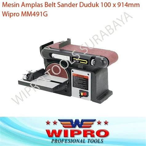 Mesin Amplas Duduk Belt Sander Wipro MM491G Lazada Indonesia