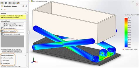 Display Solidworks Simulation Results In The Graphics Area