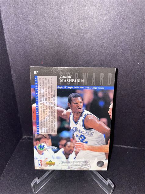 1993 94 Upper Deck Electric Gold Jamal Mashburn Rc 167 EBay