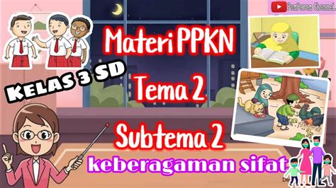 Video Pembelajaran Ppkn Kelas Sd Keberagaman Sifat Dan Berbuat