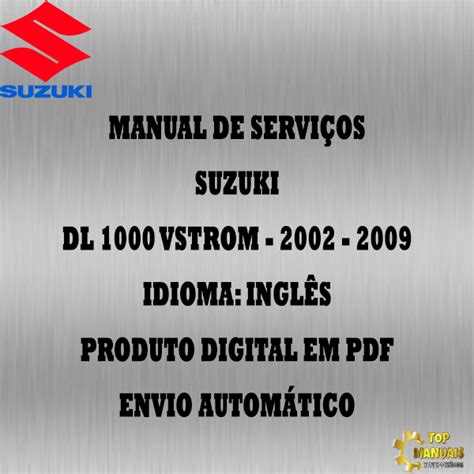 Manual De Servi Os Suzuki Dl Vstrom Top Manuais