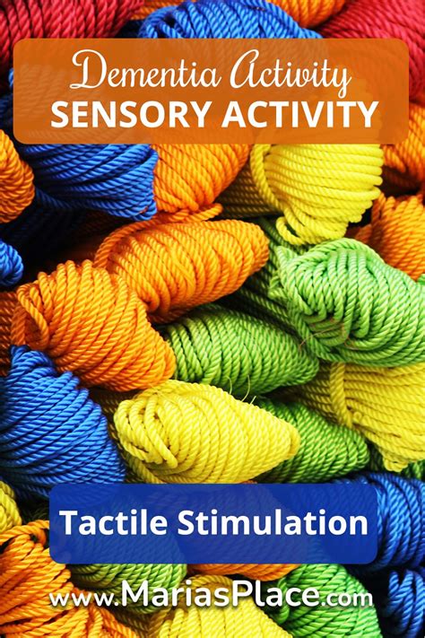 Tactile Stimulation For Dementia Sensory Activities Artofit