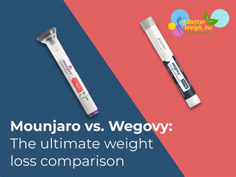 Mounjaro Vs Wegovy The Ultimate Weight Loss Comparison Better Weigh