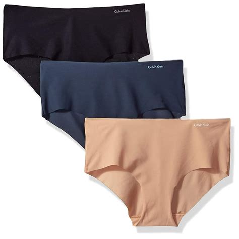 Calvin Klein Calvin Klein Womens Invisibles 3 Pack Hipster Panty Blacknavynude Xl Walmart