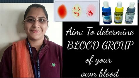 Determination Of Blood Group Youtube