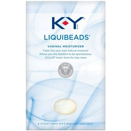 K-Y Vaginal Moisturizing Silicone Lubricant Liquibeads and Applicators ...