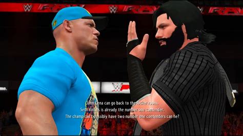 Wwe K My Career Mode Live Cena Challenges Rocky Wwe K Youtube