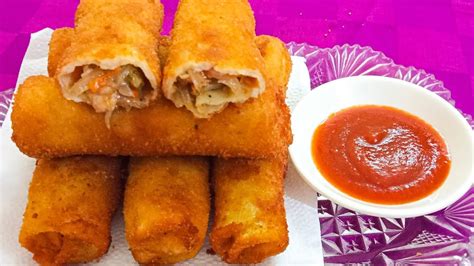 মচমচে ও সুস্বাদু চিকেন এগ রোল তৈরির রেসিপি Crispy And Crunchy Chicken Egg Roll Recipe Youtube