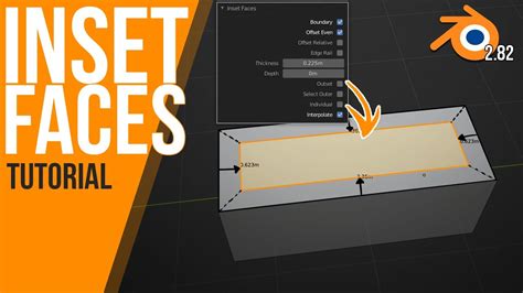 How To Work With Inset Faces Blender Tutorial Youtube