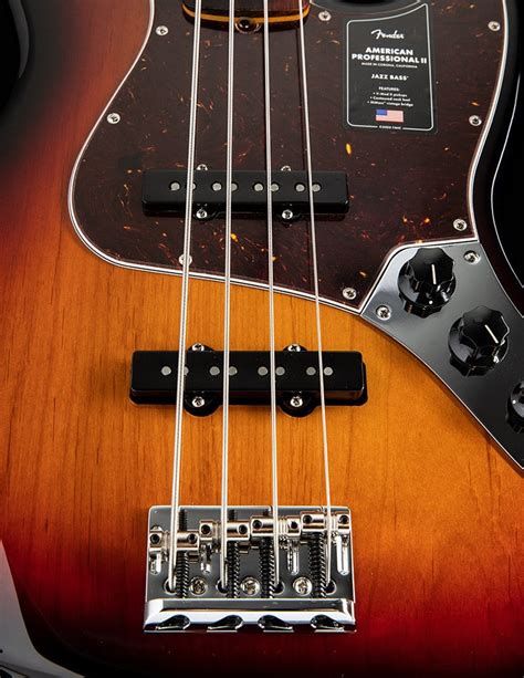 Fender American Professional Ii Jazz Bass 3 Color Sunburst