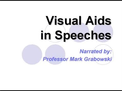 How to Use Visual Aids in Speeches - YouTube