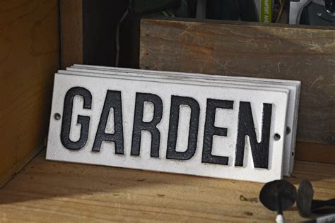 Metal Garden Signs | Detroit Garden Works