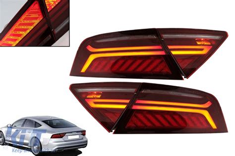 LED Light Bar Taillights Suitable For Audi A7 4G 2010 2014 Facelift