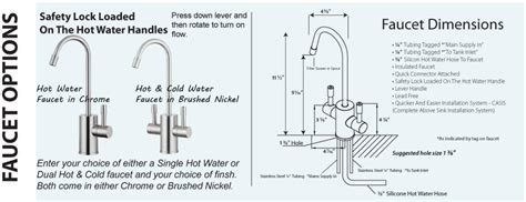 Ready Hot RH F560 BN Dual Lever Faucet For Hot And Cold Water Brushed Nickel Finish Amazon