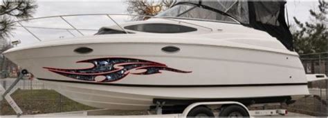 Find Boat Side Decals Tribal Chrome Skulls Vinyl Vehicle Graphics 8ft