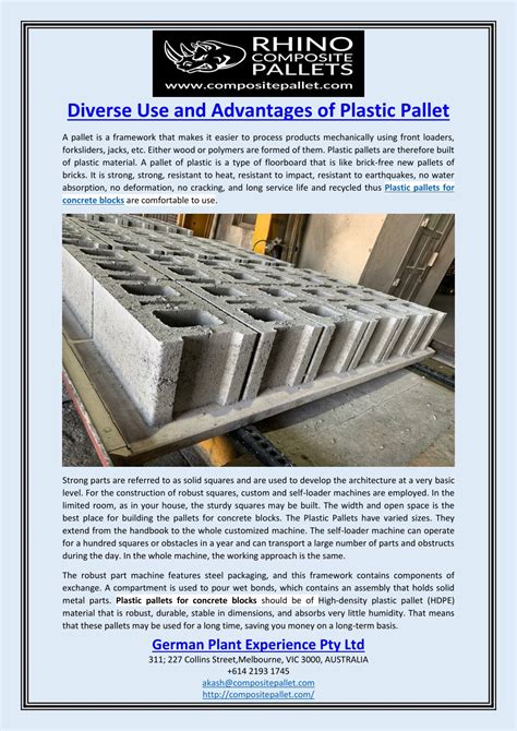 PPT - Diverse Use and Advantages of Plastic Pallet PowerPoint ...