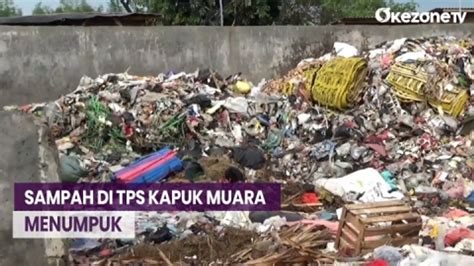 Sampah Di TPS Kapuk Muara 5 Hari Tak Diangkut Warga Keluhkan Bau Busuk