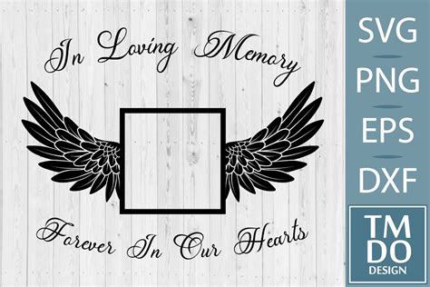 In Loving Memory SVG, Memorial SVG, RIP Graphic by TMDOdesign · Creative Fabrica