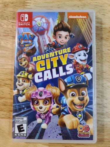 Used Switch Paw Patrol The Movie Adventure City Calls Nintendo