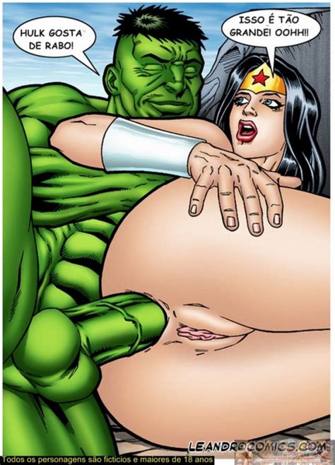 Hulk Fucks Wonder Woman In The Ass Hulk Fucks Wonder Woman Luscious