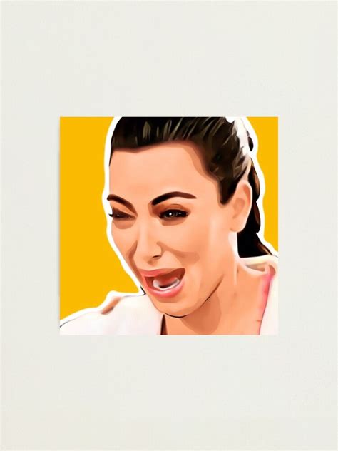 "Kim Kardashian Crying Meme" Photographic Print for Sale by ...