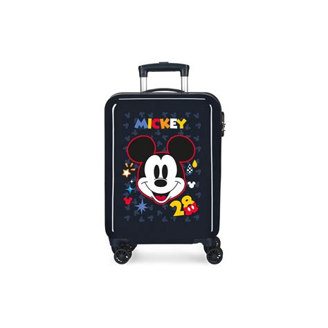 Valise Cabine Rigide Mickey Get Moving 55 Cm Marine