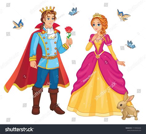 Beautiful Elf Princess Prince Set Characters Stock Vector (Royalty Free) 1719594226 | Shutterstock