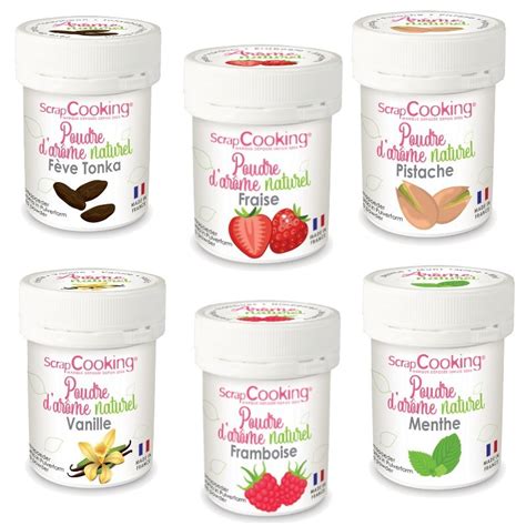 Natural flavors powders various flavors