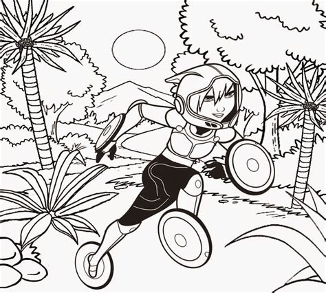 Big Hero 6 Gogo Coloring Pages Coloring Pages