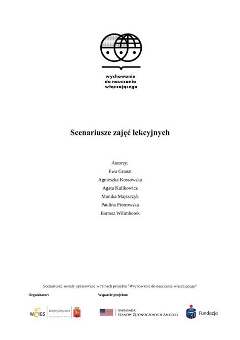 PDF Scenariusze zajęć lekcyjnych dswmg pldswmg pl wp content