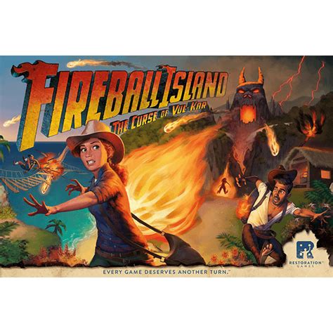 Fireball Island The Curse of Vul-Kar Board Game | JR Toy Company