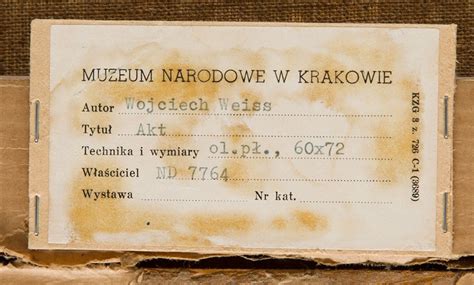 Female Nude With Butterfly By Wojciech Weiss On Artnet