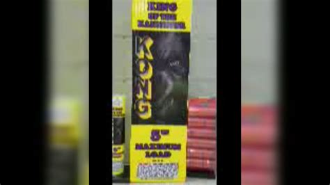 Kong Inch Canister Shell By Kong Fireworks Demo Xl Fireworks Youtube