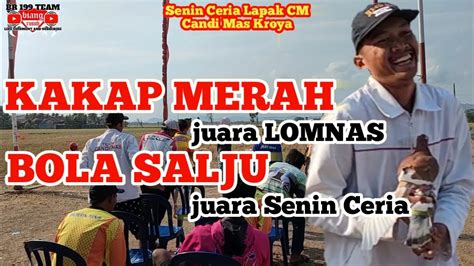 Kakap Merah Juara Lomnas Bola Salju Juara Senin Ceria Senin Ceria