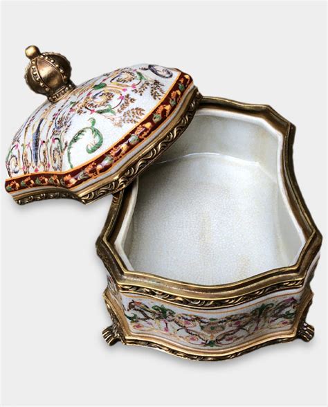 Bronze Mounted Porcelain Royal Casket